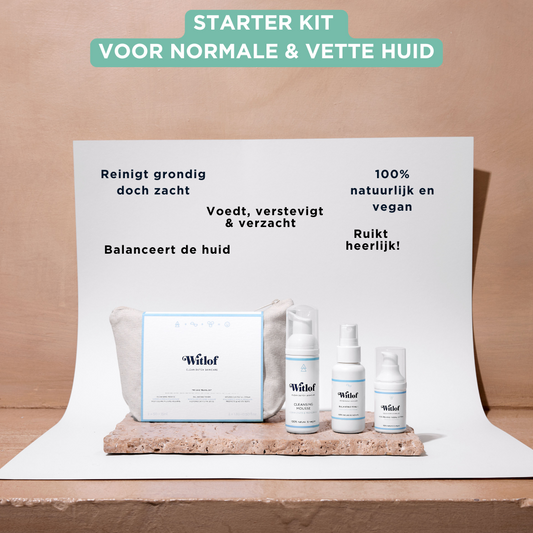 START & TRAVEL KIT VOOR NORMALE EN VETTE HUID